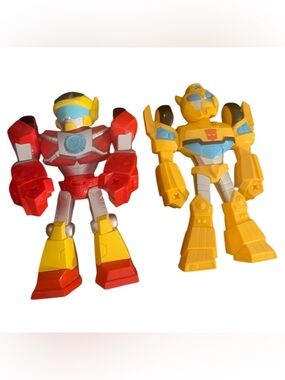 Transformers Playskool Heroes Rescue Bots Bumblebee & Hot Shot